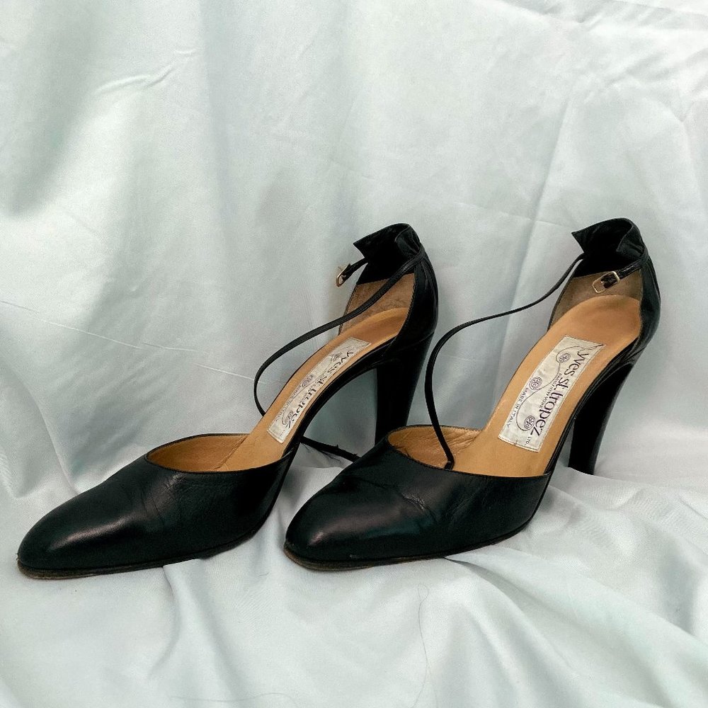 Black Sling High Heels